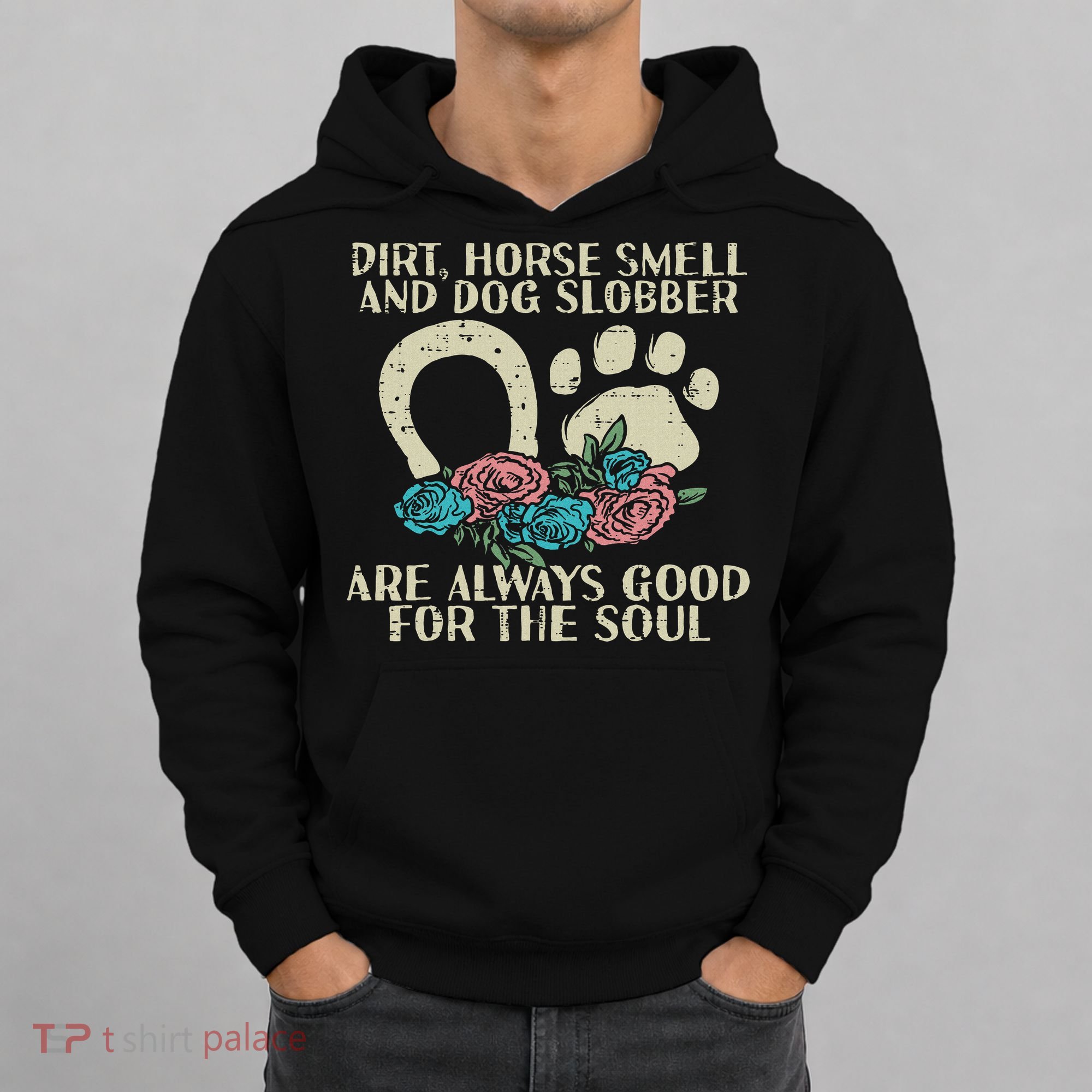 Dirt Horse Smell Dog Slobber Floral Country Farm Women Hoodie