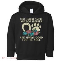Dirt Horse Smell Dog Slobber Floral Country Farm Women Toddler Hoodie thumb 0
