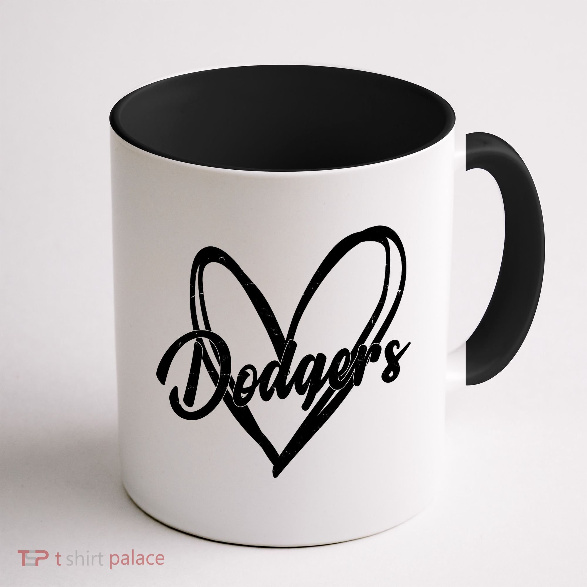 Dodgers Heart Sport Lover Fan Coffee Mug