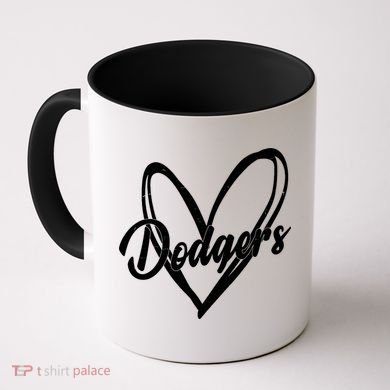 Dodgers Heart Sport Lover Fan Coffee Mug