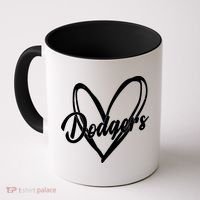 Dodgers Heart Sport Lover Fan Coffee Mug thumb 0