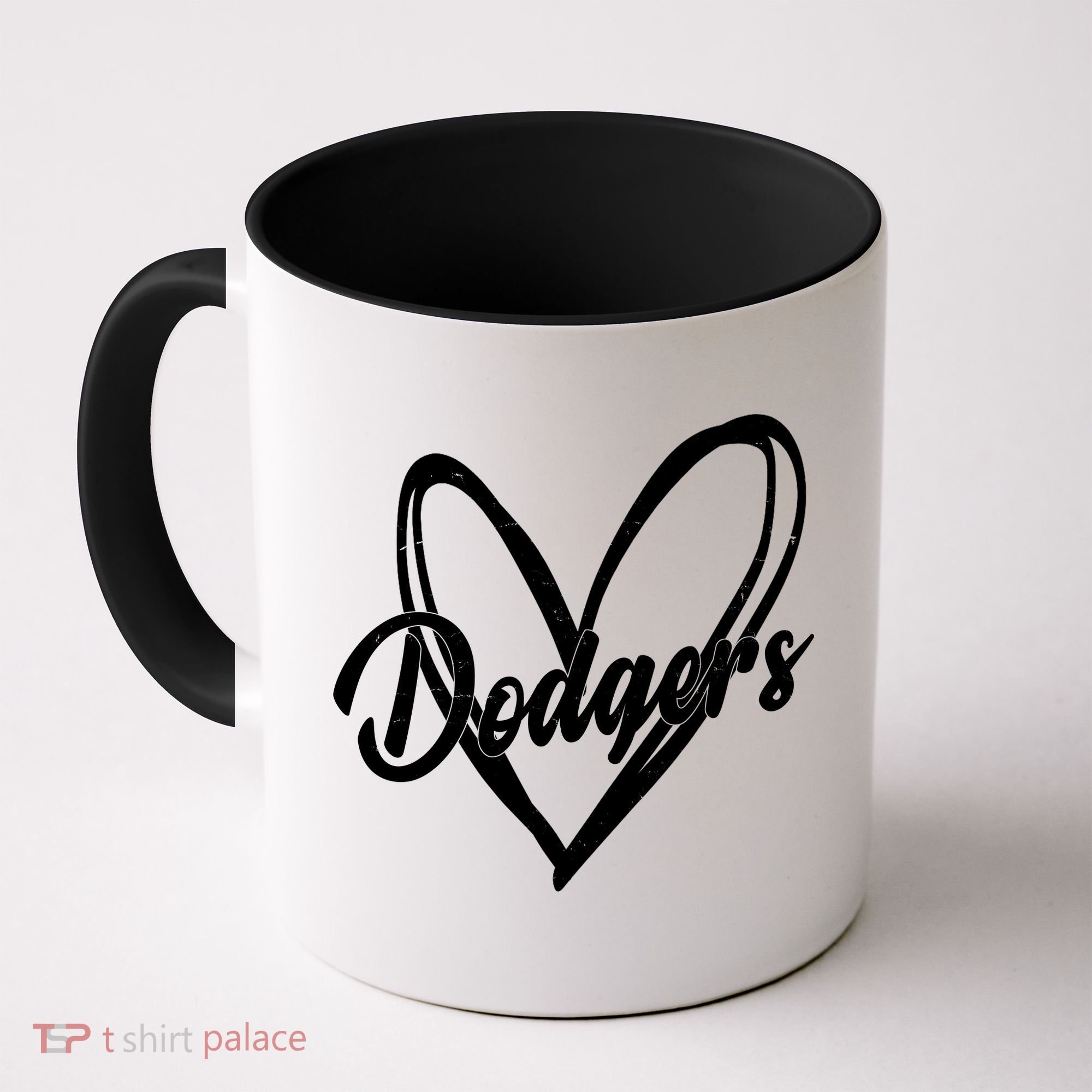 Dodgers Heart Sport Lover Fan Coffee Mug