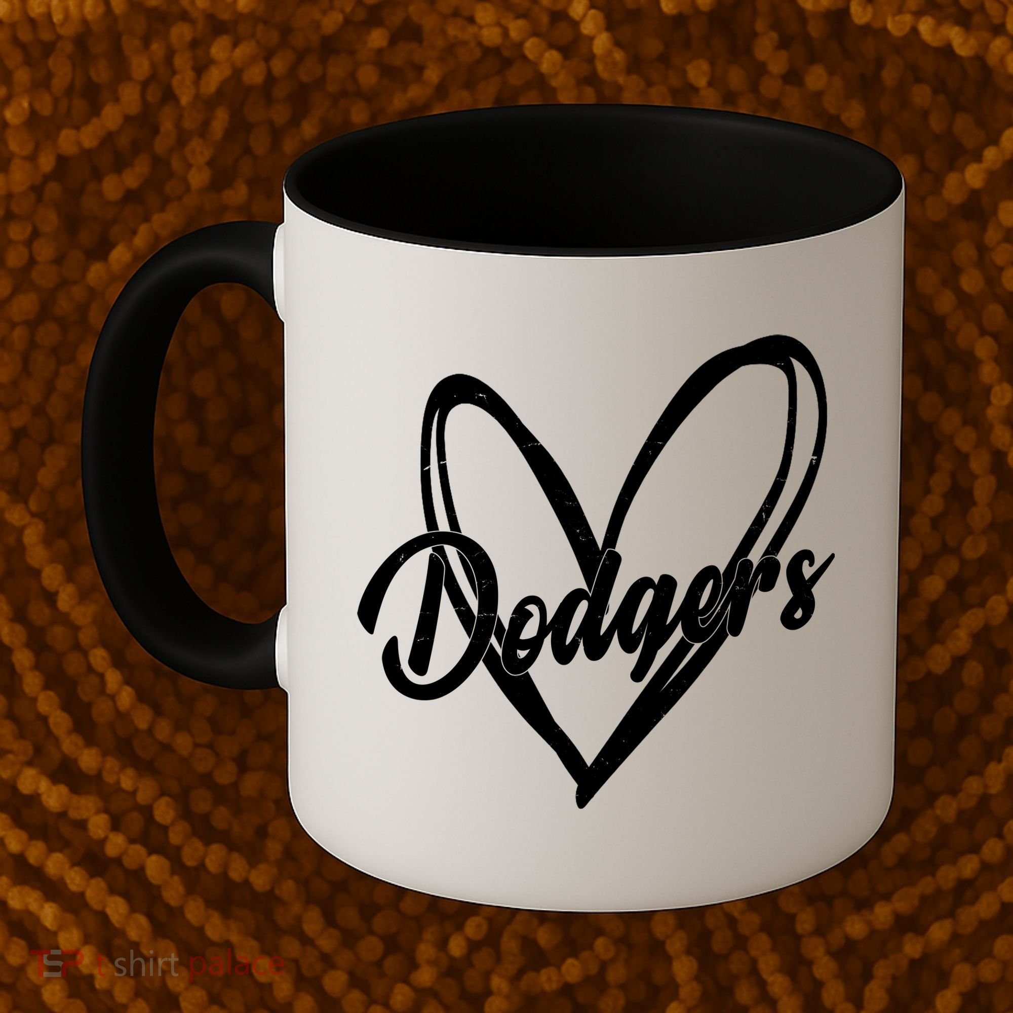Dodgers Heart Sport Lover Fan Coffee Mug