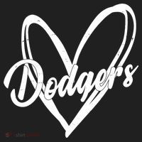 Dodgers Heart Sport Lover Fan Beanie thumb 2