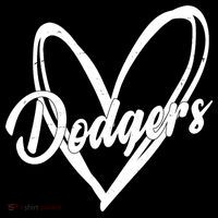 Dodgers Heart Sport Lover Fan Women's Hoodie thumb 2