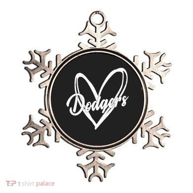 Dodgers Heart Sport Lover Fan Ornament