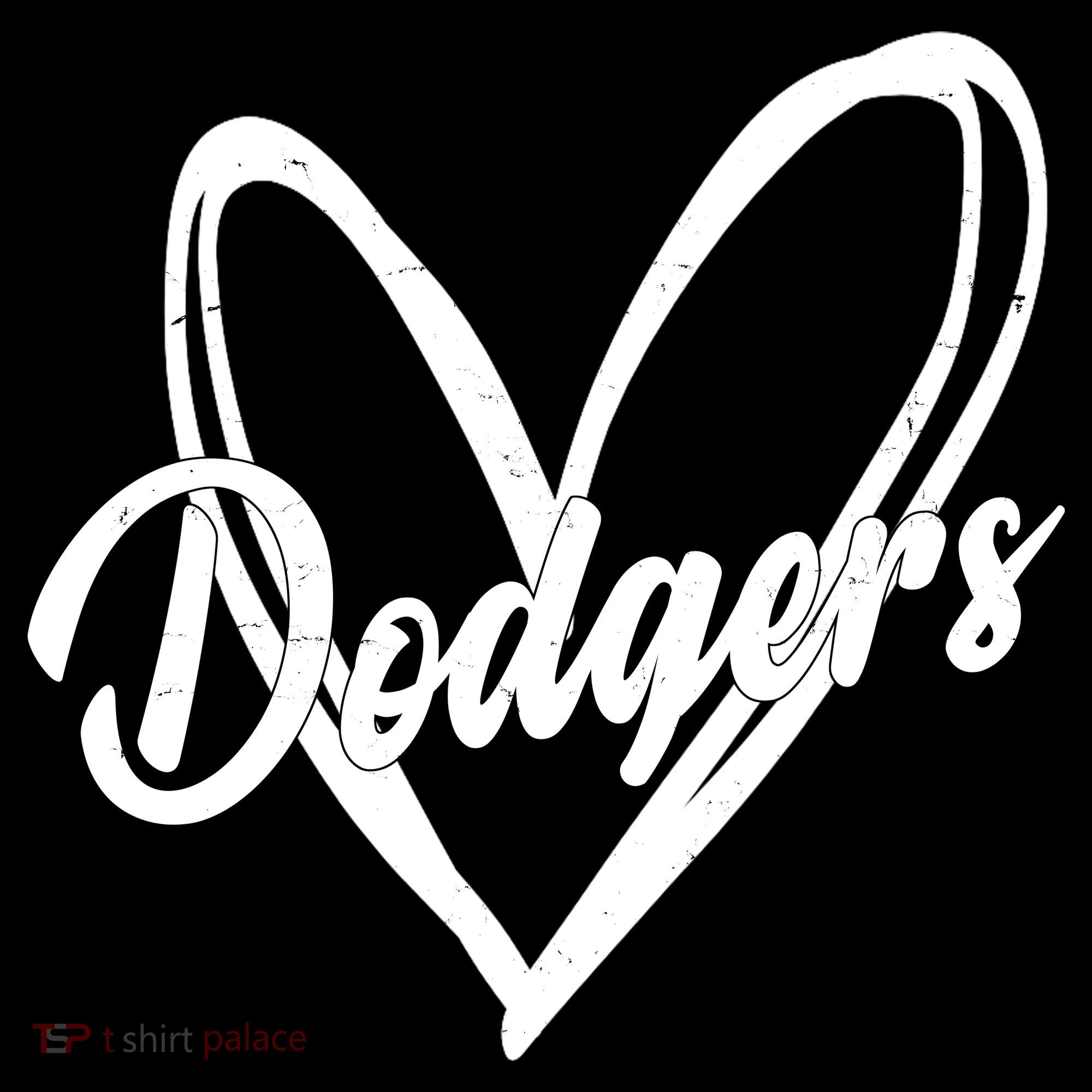 Dodgers Heart Sport Lover Fan Ornament