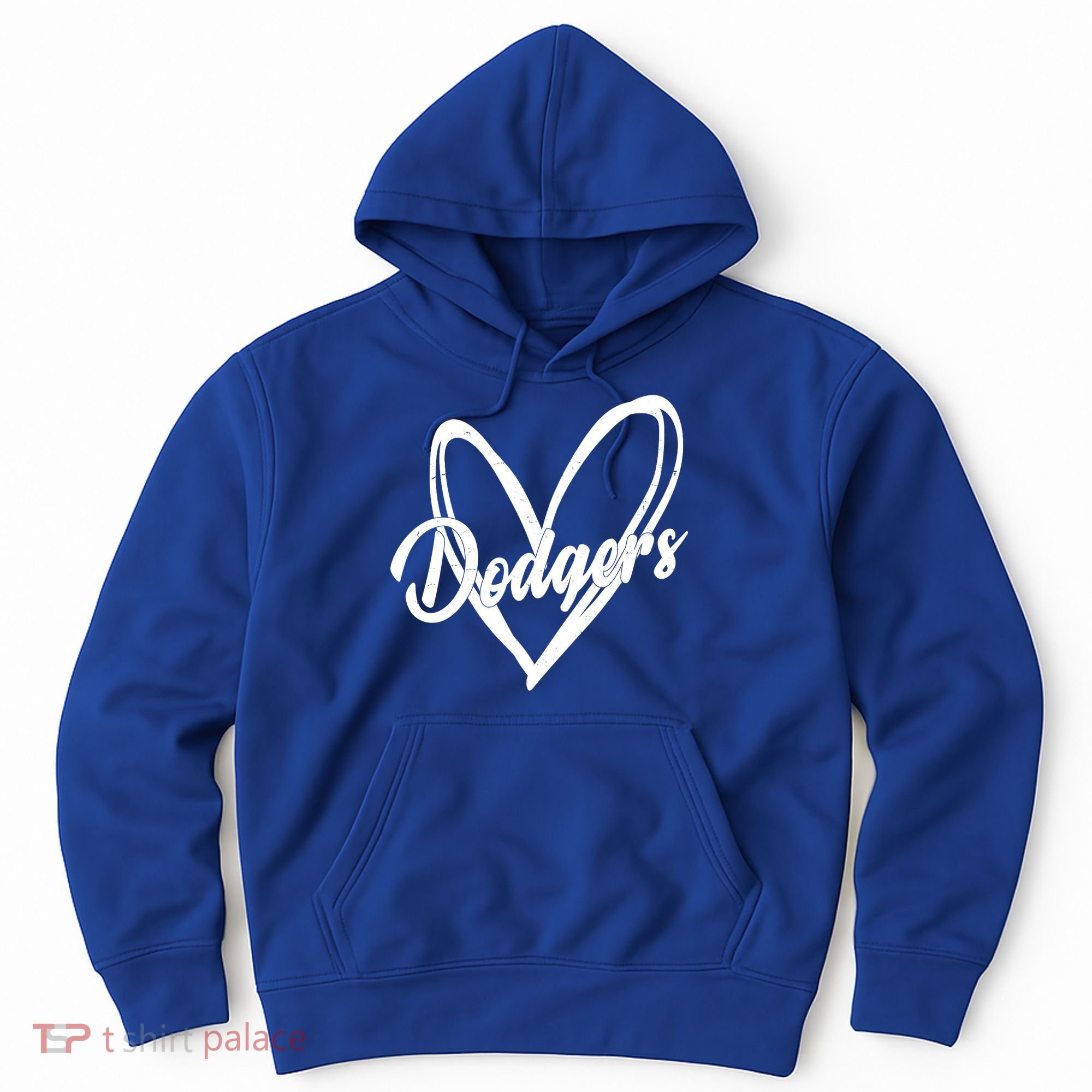 Dodgers Heart Sport Lover Fan Hoodie