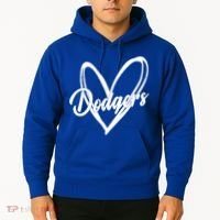 Dodgers Heart Sport Lover Fan Hoodie thumb 2