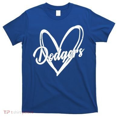 Dodgers Heart Sport Lover Fan T-Shirt