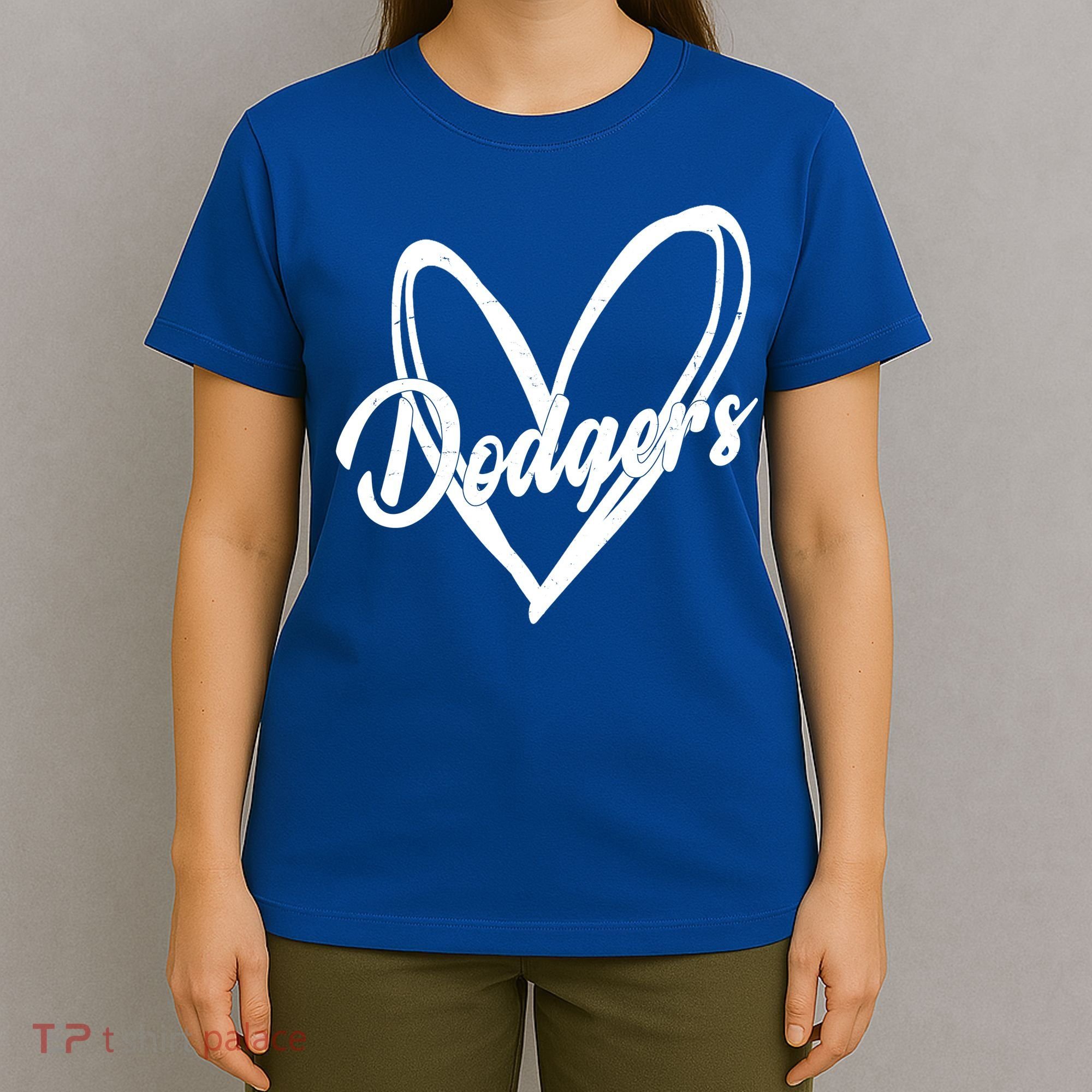 Dodgers Heart Sport Lover Fan T-Shirt
