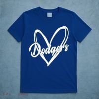 Dodgers Heart Sport Lover Fan T-Shirt thumb 5
