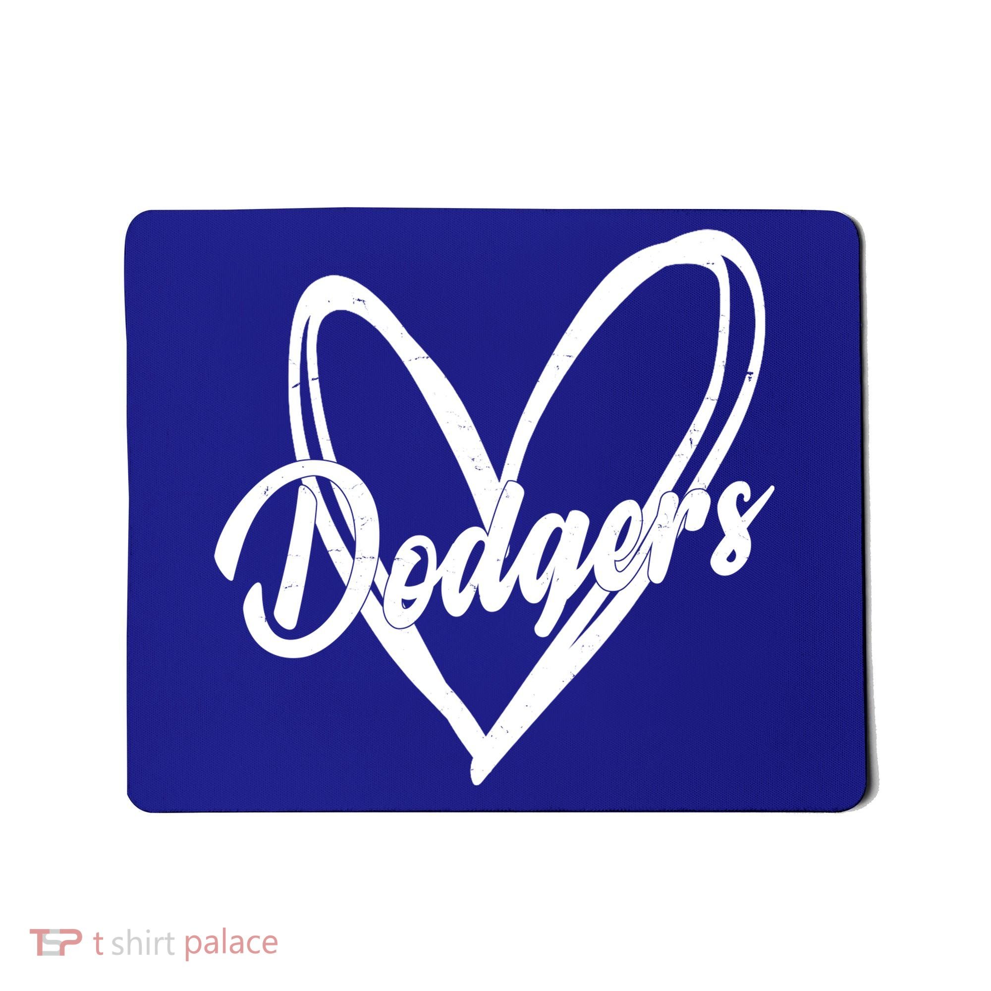 Dodgers Heart Sport Lover Fan Mousepad