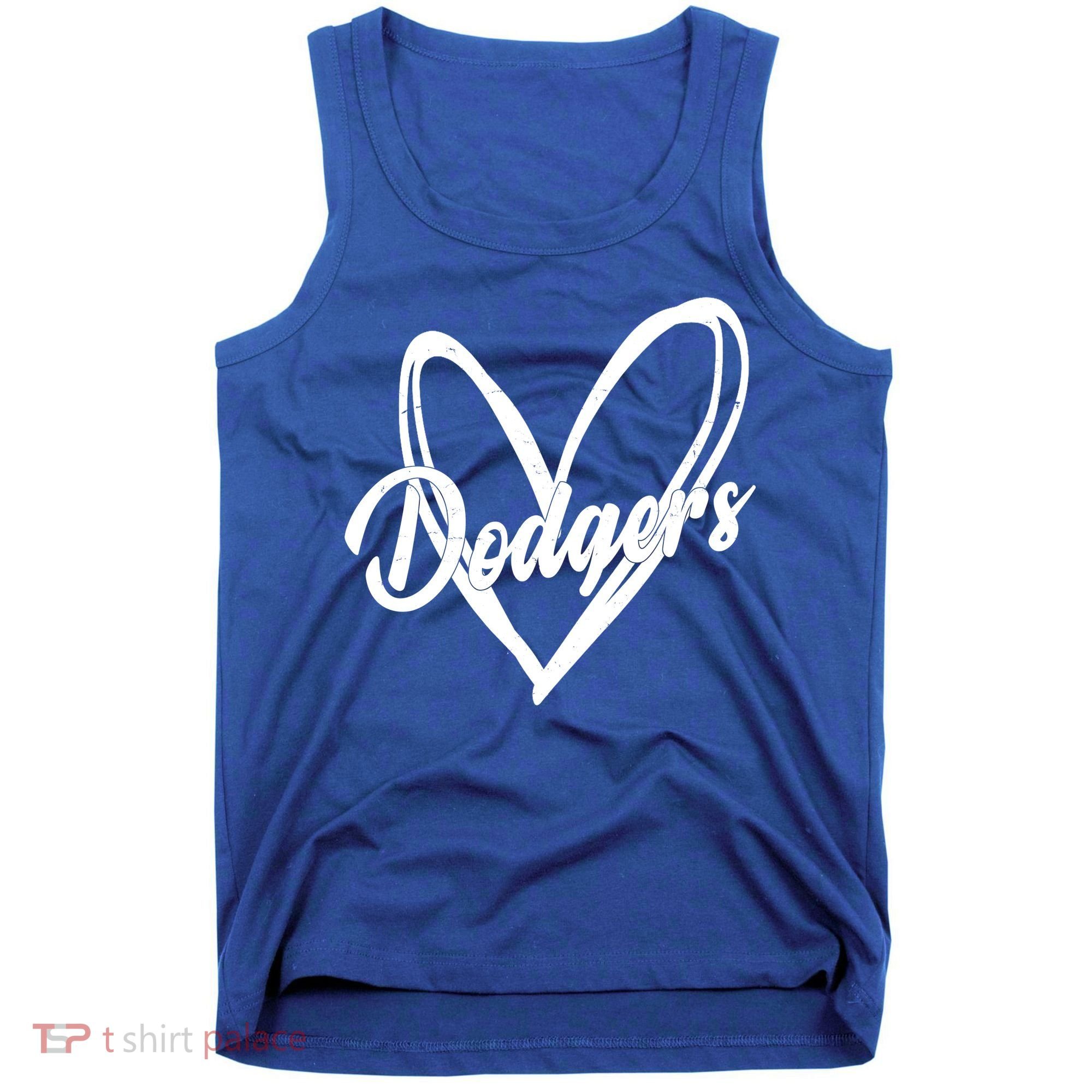 Dodgers Heart Sport Lover Fan Tank Top