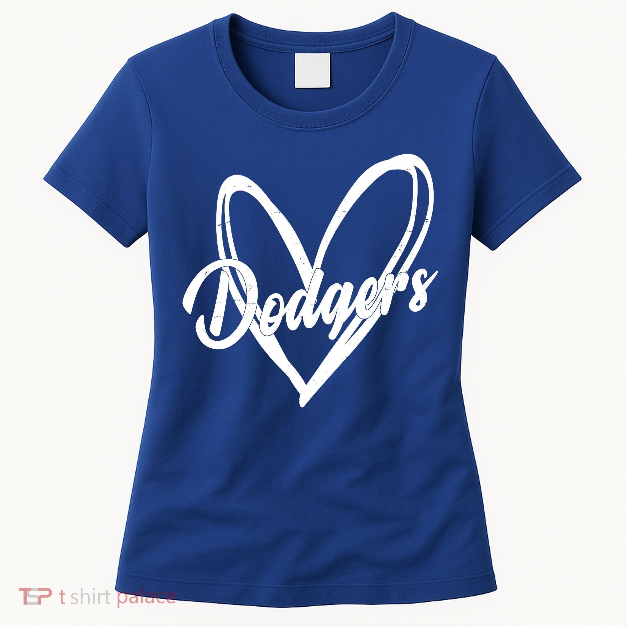 Dodgers Heart Sport Lover Fan Women's T-Shirt