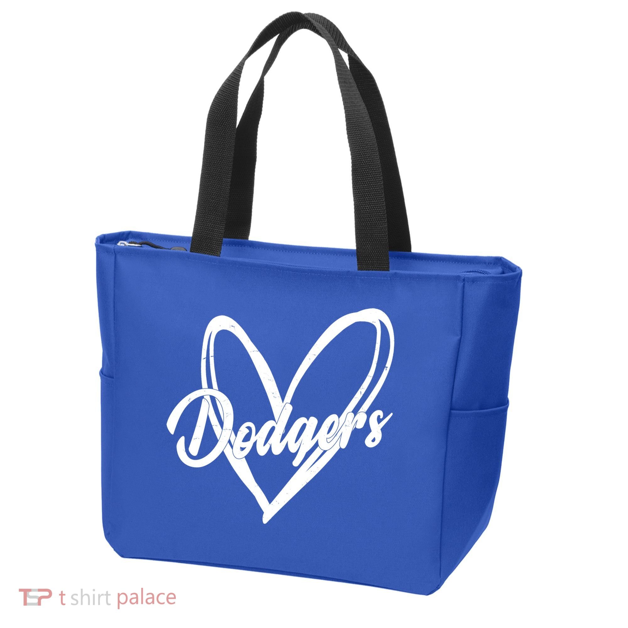 Dodgers Heart Sport Lover Fan Tote Bag