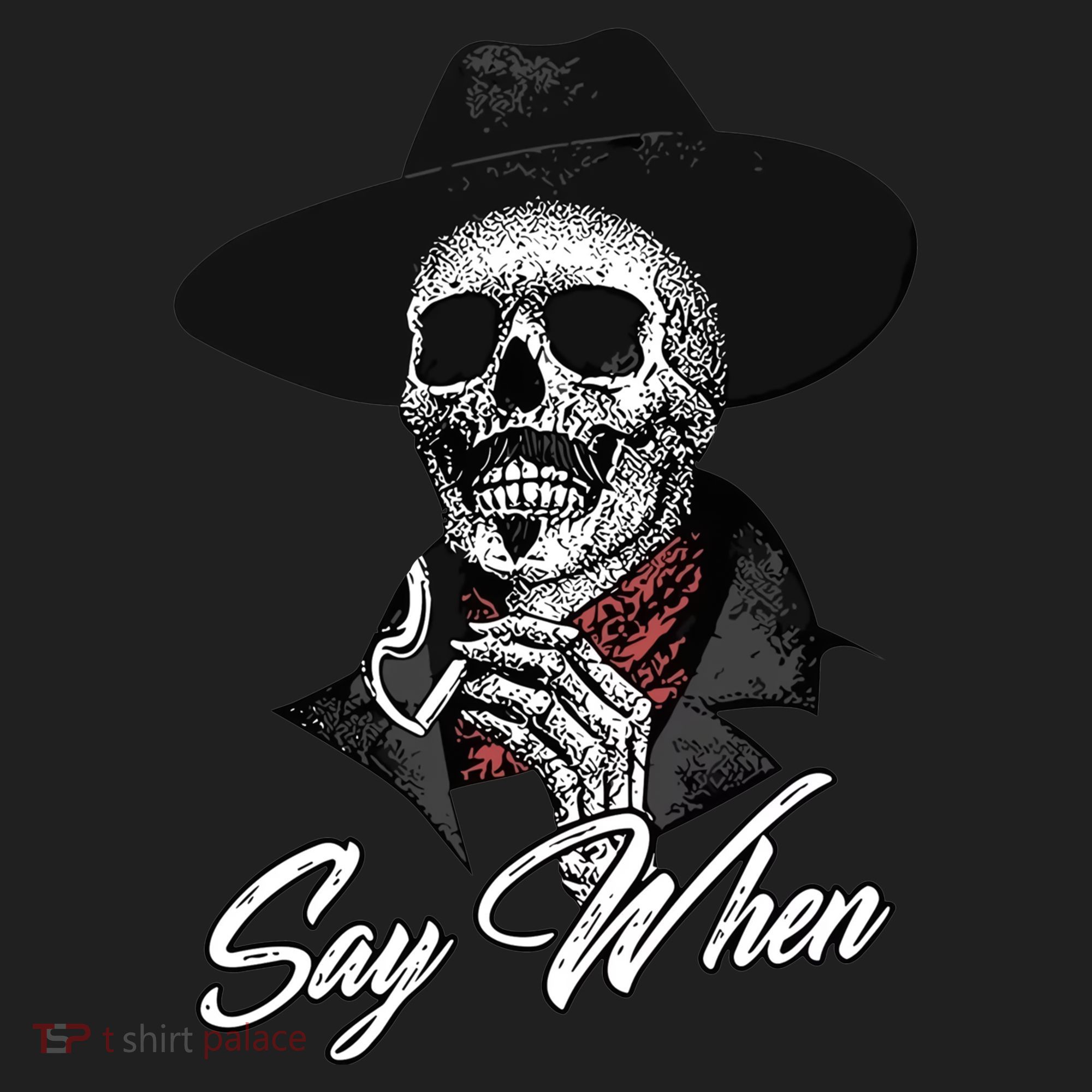 Doc Holiday Say When Skull Women's Sweatshirt