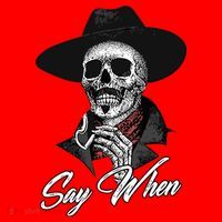 Doc Holiday Say When Skull Santa Hat thumb 1