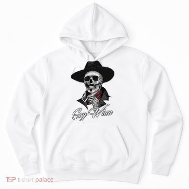 Doc Holiday Say When Skull Hoodie