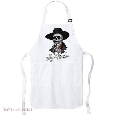 Doc Holiday Say When Skull Apron