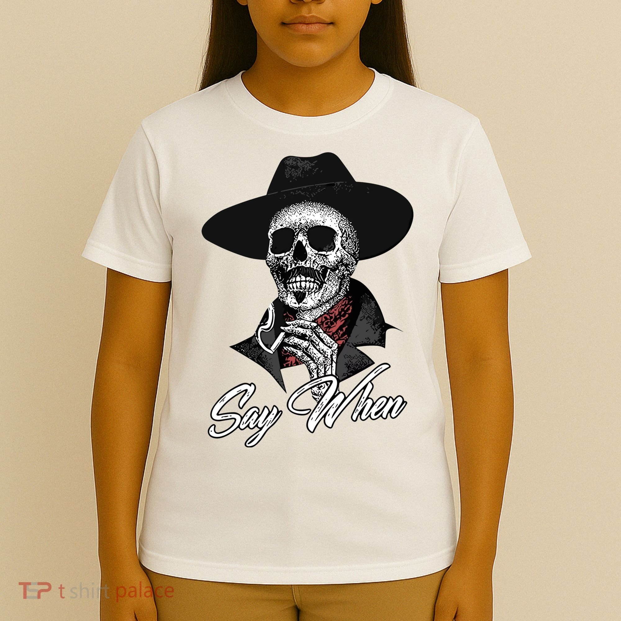 Doc Holiday Say When Skull T-Shirt