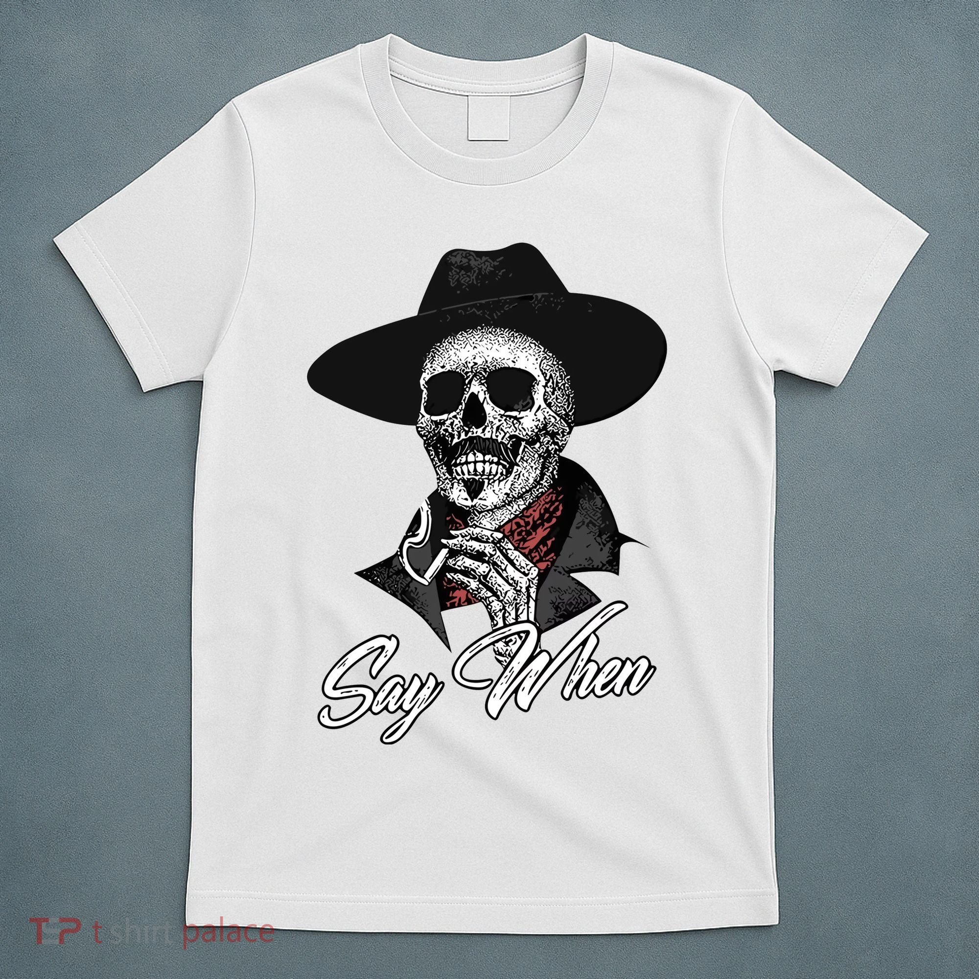 Doc Holiday Say When Skull T-Shirt