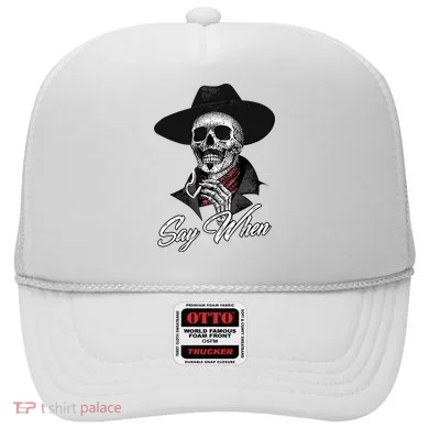 Doc Holiday Say When Skull Hat