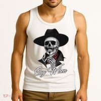 Doc Holiday Say When Skull Tank Top thumb 3