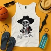 Doc Holiday Say When Skull Tank Top thumb 4