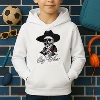 Doc Holiday Say When Skull Kids Hoodie thumb 2