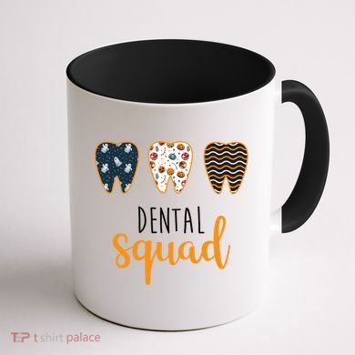 Dental Halloween Squad Coffee Mug back