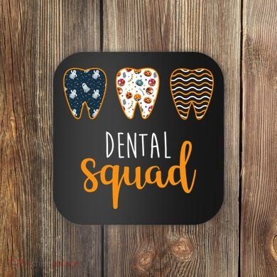 Dental Halloween Squad Coaster