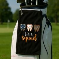 Dental Halloween Squad Golf Towel thumb 2