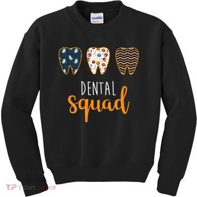 Dental Halloween Squad Kids Sweatshirt