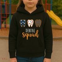 Dental Halloween Squad Kids Hoodie thumb 3
