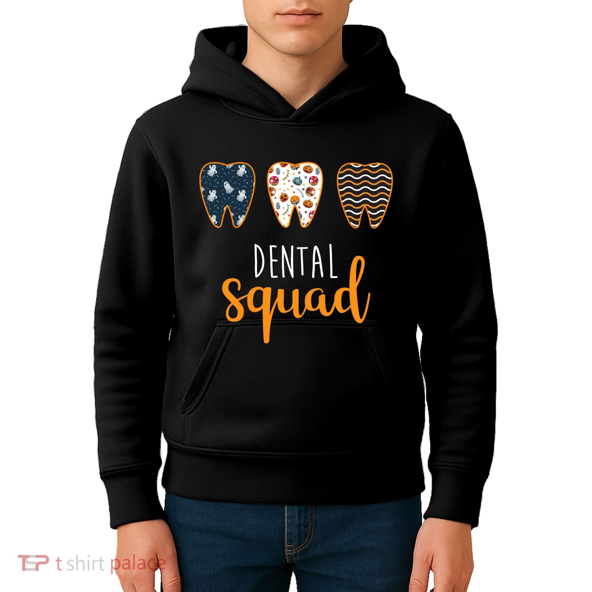 Dental Halloween Squad Kids Hoodie