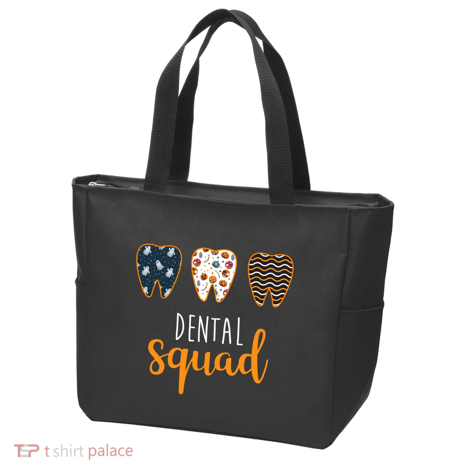 Dental Halloween Squad Tote Bag