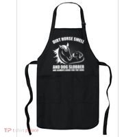 Dirt Horse Smell And Dog Slobber Horse Lover Apron thumb 0
