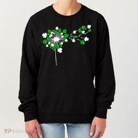 Dandelion Happy St Patricks Day Irish Lucky Clover Shamrock Women's Sweatshirt thumb 0