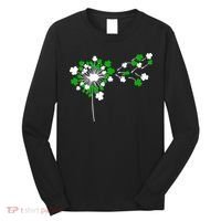 Dandelion Happy St Patricks Day Irish Lucky Clover Shamrock Long Sleeve Shirt thumb 0