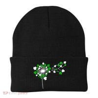 Dandelion Happy St Patricks Day Irish Lucky Clover Shamrock Beanie thumb 0