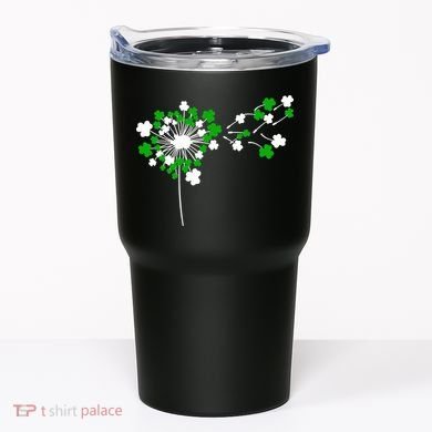 Dandelion Happy St Patricks Day Irish Lucky Clover Shamrock Tumbler
