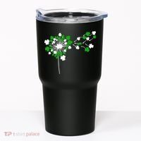 Dandelion Happy St Patricks Day Irish Lucky Clover Shamrock Tumbler thumb 0