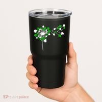 Dandelion Happy St Patricks Day Irish Lucky Clover Shamrock Tumbler thumb 2
