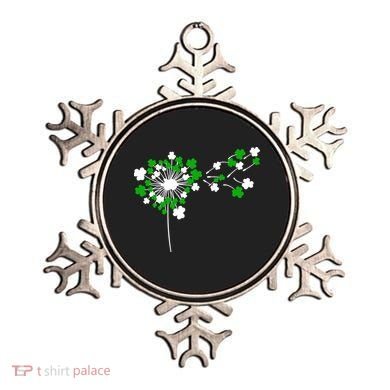 Dandelion Happy St Patricks Day Irish Lucky Clover Shamrock Ornament