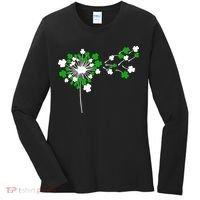 Dandelion Happy St Patricks Day Irish Lucky Clover Shamrock Women's Long Sleeve Shirt thumb 0