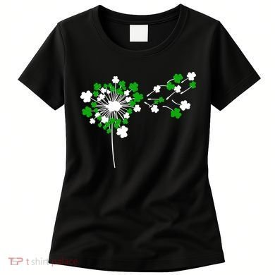 Dandelion Happy St Patricks Day Irish Lucky Clover Shamrock Women's T-Shirt