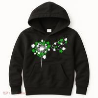 Dandelion Happy St Patricks Day Irish Lucky Clover Shamrock Kids Hoodie thumb 0