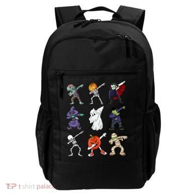 Dabbing Halloween Skeleton Zombie Scary Pumpkin Mummy Backpack