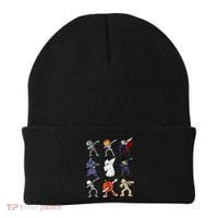 Dabbing Halloween Skeleton Zombie Scary Pumpkin Mummy Beanie thumb 0